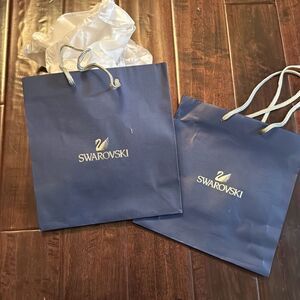 Swarovski shopping bag small with tissue paper